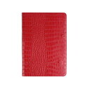 【送料無料】GAZE iPad Air 2 Vivid Croco Diary レッド