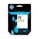 【送料無料】(まとめ) HP72 インクカートリッジ イエロー 69ml 染料系 C9400A 1個 【×3セット】