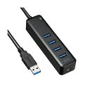 【送料無料】サンワサプライ 磁石付USB3.0 4ポートハブ USB-3H405BK