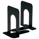 【送料無料】(まとめ) TANOSEE ブックエンド T型 大 ブラック 1組(2枚) 【×10セット】