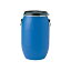 【送料無料】三甲(サンコー) 液体輸送用プラスチックドラム 【オープンタイプ】 PDO 75L-1 UN認定 ブルー(青)【代引不可】