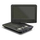 【送料無料】録画もできる9インチDVDプレーヤー ブラック【代引不可】