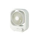 【送料無料】コイズミ ボックス型卓上ファン ホワイト KLF1116W