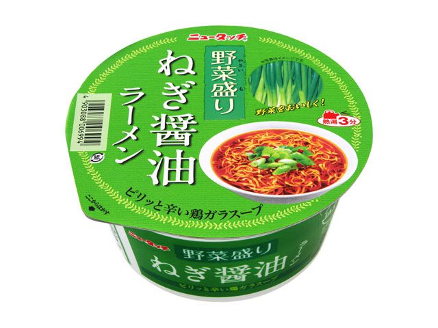 ニュータッチ 野菜盛り ねぎ醤油ラーメン 93g x12 s 1【490308800699…...:world-depo:10017397