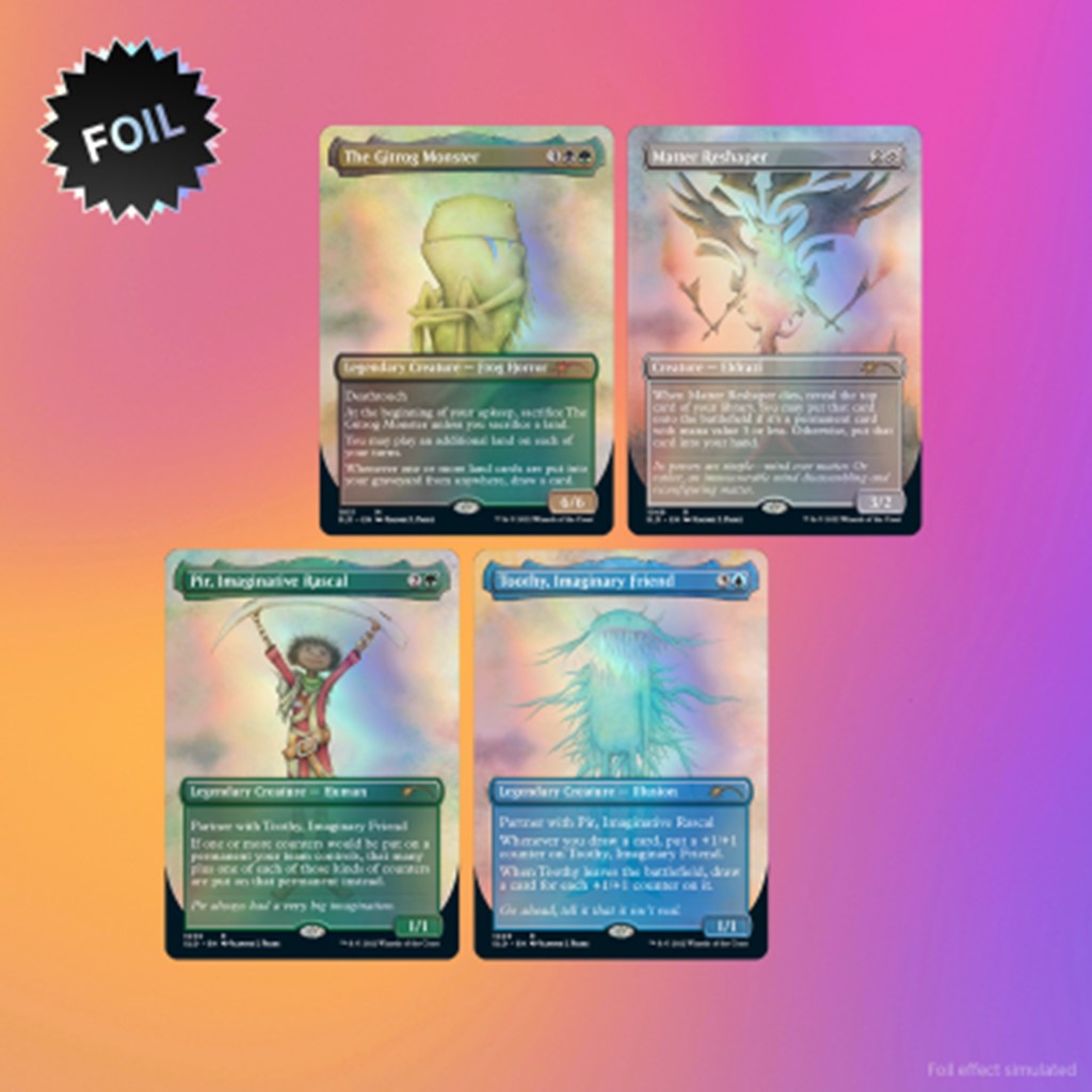 マジック：ザ・ギャザリング Secret Lair AUG2022 Superdrop Imaginary Friends Traditional Foil Edition <strong>MTG</strong> 並行輸入品