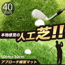 ゴルフ練習マット 本物の天然芝そっくりの人工芝アプローチマット【4cm】【リアルターフ】【高密度】【高品質】【ゴルフの自宅練習場】【ゴルフ練習マット】
