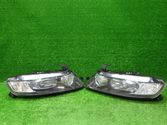 【中古】オデッセイ　ヘッドライト　左右　HID　100-22497　D　後期　バラスト付　ホンダ　250619025中古 車 パーツ 中古パーツ 中古部品 カスタム 即発送