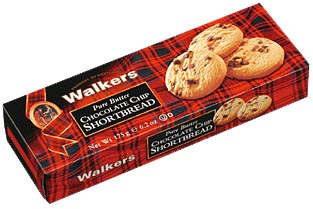 ウォーカー　チョコチップショートブレッド＃182おなじみのスコットランドのビスケット!