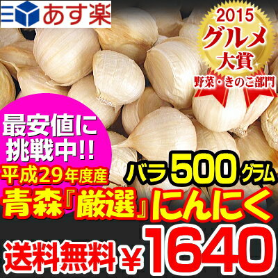 【送料無料】あす楽 最安値に挑戦青森 にんにく 福地ホワイト六片種 青森『厳選』バラにんにく500グラム青森 ニンニク 500g青森県産にんにくバラ ネット詰め青森 にんにく バラ【1640円】皮剥けなし★(1235)