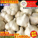新物!令和元年度産 あす楽【送料無料】青森 にんにく 福地ホワイト六片種10kg国産ト