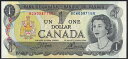 カナダ 1 dollar エリザベス女王 1973年
