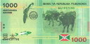 ブルンディ 1,000 francs 2015年