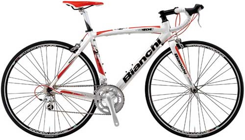 11rAL Via Nirone 7 Alu Shimano SORA 9sp Compact White/Red