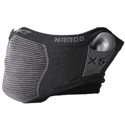 Naroo X5s スリムフィット ブラック フェイスマスク 日焼け予防 UVカット PM…...:worldcycle:10177651