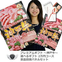 神戸牛 景品目録パネルセット 選べるギフト2万円コース 1402k-e04の画像