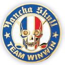 グリーン上で目立つ!メガマーカー MM-242 YANCHA SKULL ブルー スワロフスキークリスタル付き メール便選択可能【ポイント2倍】【最安値に挑戦】【あす楽】