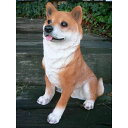 犬の置物 柴犬L 9413H おまけ付き いぬ イヌ ガーデンオブジェ いぬ 動物 オーナメント ガーデン インテリア 雑貨 置物 庭 ガーデンマスコット 雑貨小物