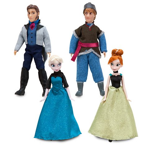 Disney USディズニー公式アナと雪の女王 Frozen フローズンミニドールセット …...:worldselect:10015331