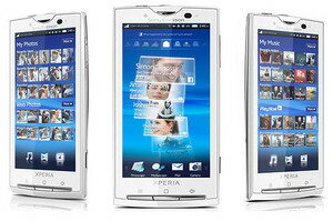 【送料無料！】3G Sony Ericsson XPERIA X10 SIMフリースマートフォンホワイト