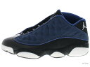 【US8.5】AIR JORDAN 13 LOW "1998" 136008-441 navy/m silv-blk-carolina blue エア ジョーダン 未使用品【中古】