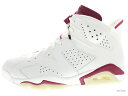 AIR JORDAN 6 RETRO "MAROON" 384664-116 off white/new maroon エア ジョーダン 6 未使用品【中古】