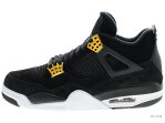 AIR JORDAN 4 RETRO "ROYALTY" 308497-032 black/metallic gold-white エア ジョーダン 4 未使用品