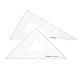 ロットリング「三角定規2枚組み（30cm・目盛りエッジなし）」（N83 030）