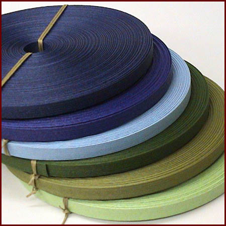 紙バンド（クラフトバンド・クラフトテープ）50m　「ブルー・グリーン系」（宅配便のみ）　《…...:wrapfun:10000165