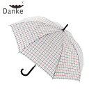 セール特価!ノルコーポレーション Danke ダンケ アンブレラ WHITExBLUExRED CHECK DWZ-17-10