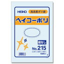 透明ビニール袋 HEIKO/シモジマ ヘイコーポリ(ポリ袋) No215(厚0.02mm・100枚入り)