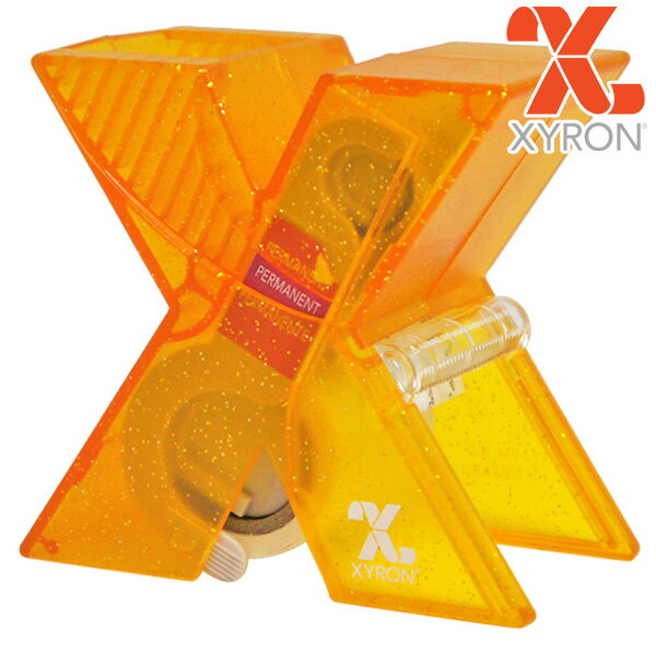 3150円以上で送料無料！(沖縄県を除く)簡単に好きなものでシールができる楽しいアイテム！【XYRON/ザイロン】X150 シールメーカー　XRN150OR オレンジ