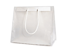 ビニール袋 HEIKO/シモジマ 手提げ袋 HDアレンジバッグ ナチュラルM（10枚入）...:wrapping:10005212