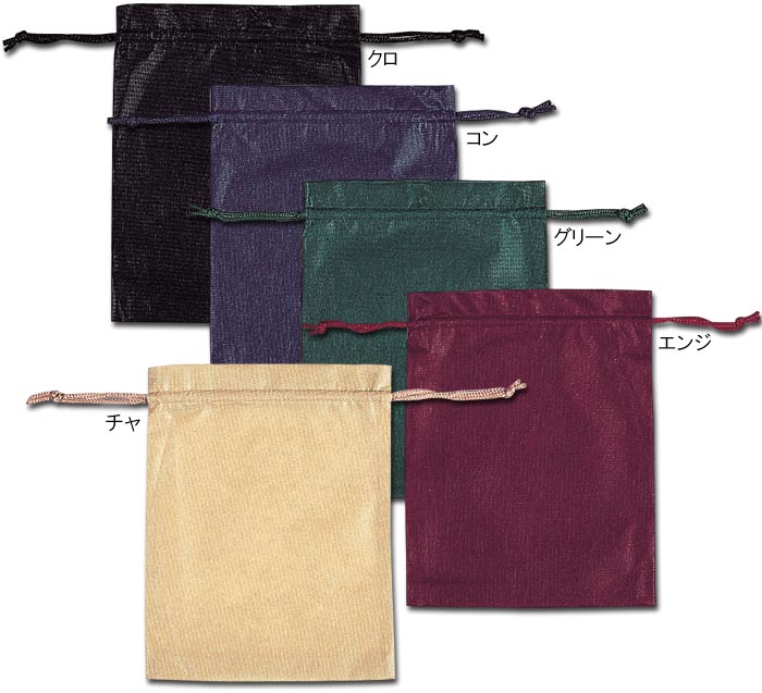 【HEIKO/シモジマ】Fバッグ（不織布バッグ）　Kタイプ（巾着袋）K29-37（10枚入）