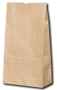 【HEIKO/シモジマ】紙袋　角底袋（クラフト袋）　未晒無地　No.6（100枚入り）