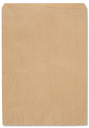 【HEIKO/シモジマ】紙袋　大きいクラフト袋（平袋） R-0 未晒無地（200枚入り）