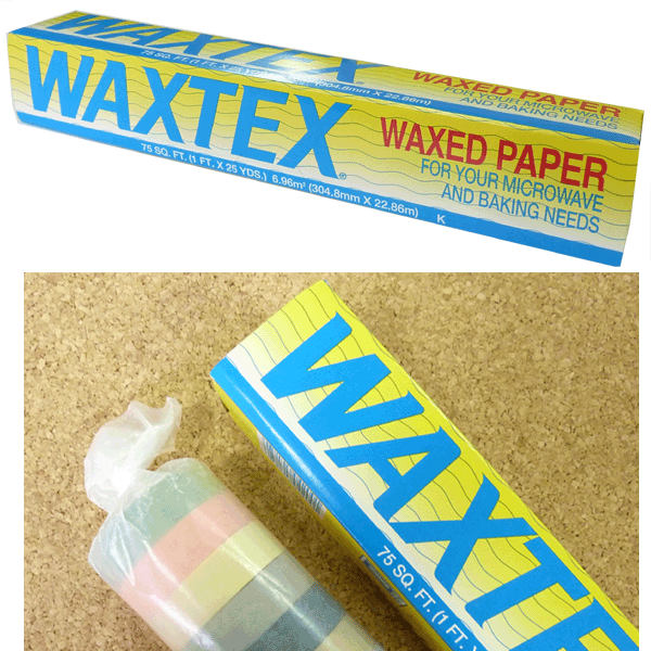 【WAXTEX/ワックステックス】ワックスペーパーロール（幅30.5x長さ22m）3150円以上で送料無料！(沖縄県をのぞく)食品用のパラフィンペーパーです♪無造作に包んでおしゃれに♪