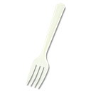 プラスチックフォーク 商い用フォーク 12.5cm 個包装 ...
