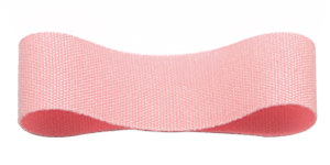 【HEIKO/シモジマ】リボン　コットンリボン　約幅18mm×15m巻きピンク