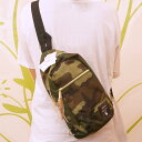 anello ポリキャンパス縦型ボディバッグ AT-B0194 CAMO アネロ