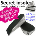 シークレットインソール 【1足/2個】中敷き 衝撃