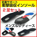 インソール 中敷き 【2足セット/4枚】 衝撃吸収 スニーカー インソール 安全靴 立ち仕事 メンズ レディース 中敷 サイズ調整 靴ケア用品 送料無料 送料込 メール便 【ネコ】