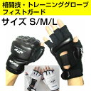格闘技用 パンチンググローブ ハーフフィンガー 肉厚パッド入り フィストガード 拳ケガ防止 ハンドプロテクト 空手 テコンドー 柔術 トレーニング ボクササイズ