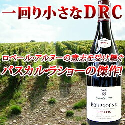 楽天最安値挑戦中！一回り小さなDRC！ロベール・アルヌーの意思を受け継ぐ傑作！[2005] ブルゴーニュ・ピノ・ファン/ パスカル・ラショー