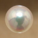 あこや本真珠 パールルース（シングル） ホワイト系 8.0-8.5mm AAB ラウンド （片穴があいています）[n3][4-412]（真珠 パールセミオーダー 加工用）