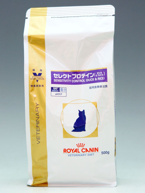ロイヤルカナン猫用 セレクトプロテインダック&ライス 500g【食事療法食】