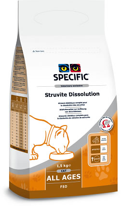 スペシフィック猫　ストルバイト溶解用　FSD 1.5kg【食事療法食】