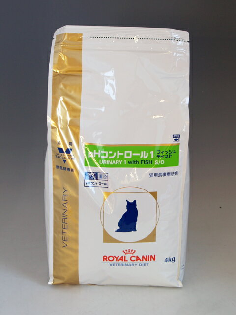 【24時間限定スーパータイムセール】ロイヤルカナン猫用 PHコントロール1 フィッシュテイスト 4kg【食事療法食】