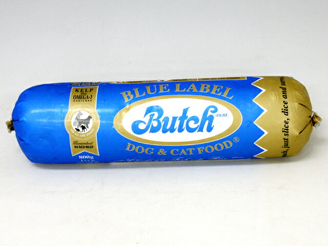 【ナチュラル＆オーガニック特集】ブッチ　Butch犬猫用　ブルーレーベル　800g　(BU8)