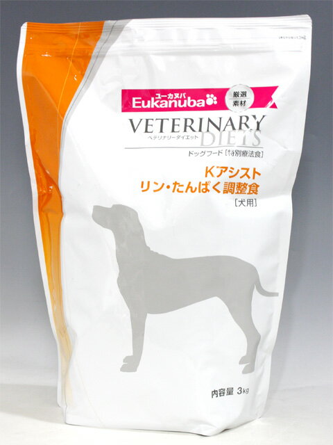 ユーカヌバ犬用 Kアシスト リン・たんぱく調整食3kg【食事療法食】