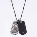 エンポリオアルマーニ EMPORIO ARMANI ネックレス EGS2292060 カモフラ×ブラック